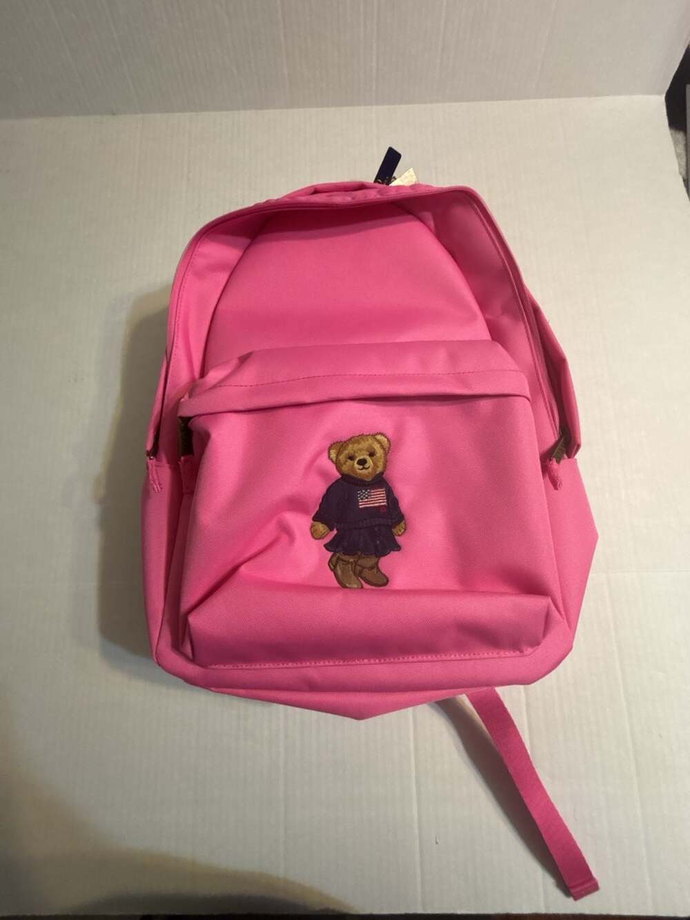 Polo Ralph Lauren Pink Polo Bear Backpack